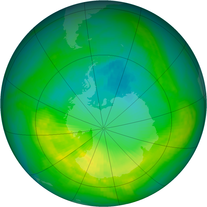 Ozone Map 1988-11-11